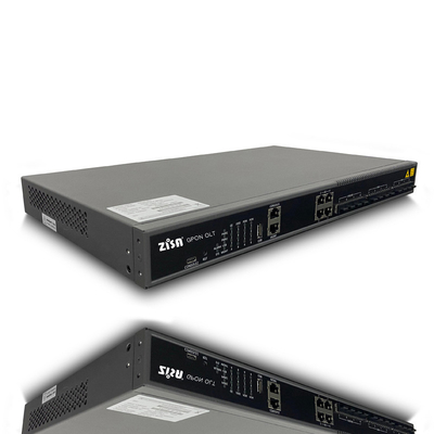 CE 10G SFP + Olt Gpon 8 Perangkat Port 4GE Uplink Kaset Terminal Jalur Optik OP1608